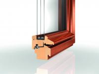 Holz-Fenster-Profil PaXcontur92 mit 3-fach Verglasung