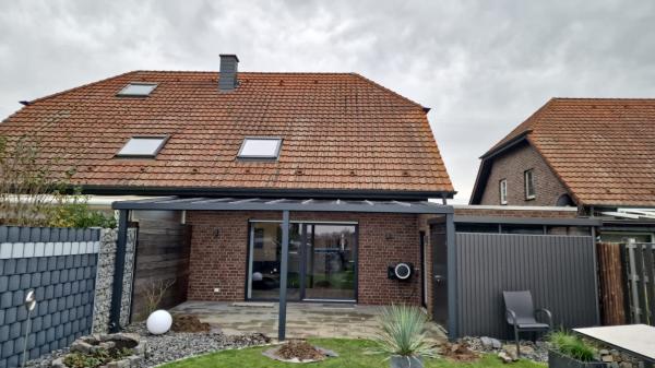 Terrassendach Aluminium anthrazit